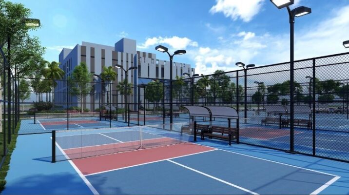 Thi công sân thể thao tennis pickleball