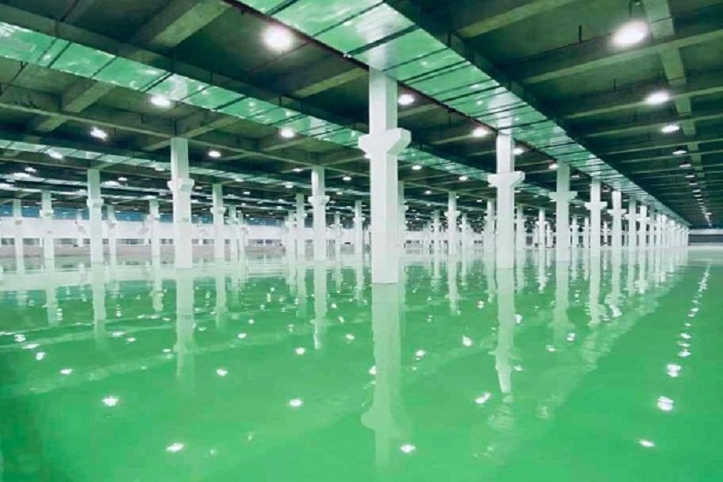 Thi công sơn sàn epoxy Long An đầu tư nhỏ hiệu quả lớn cho nhà máy, xưởng sản xuất