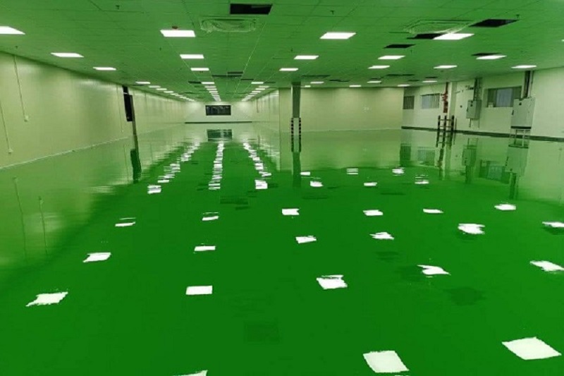 Báo giá thi công sơn nền epoxy nhà xưởng Phan Rang