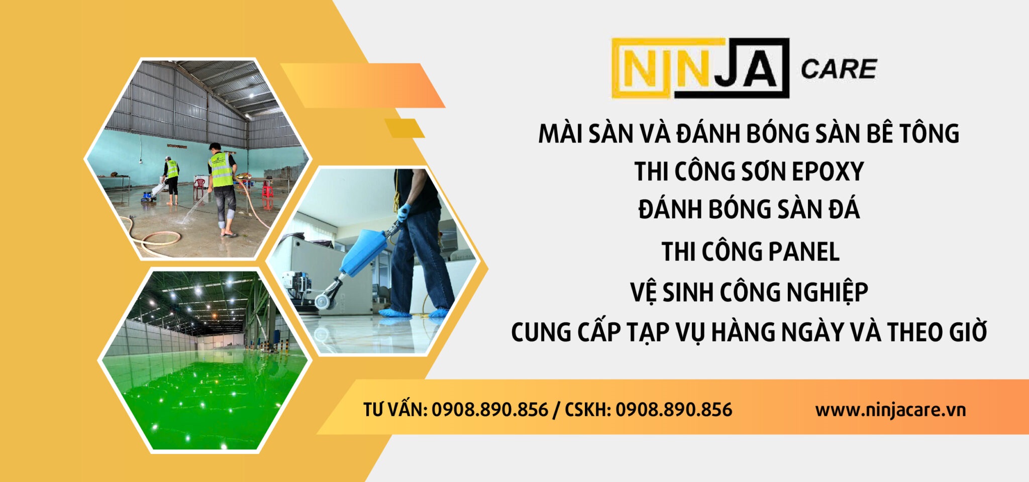 Dịch vụ Ninja Care Đơn vị thi công công trình uy tín – linh hoạt – chuyên nghiệp